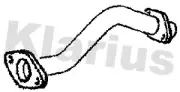 Exhaust Pipe fits SUZUKI SWIFT RS 415 1.5 Centre 2005 on M15A Klarius 1422062J10