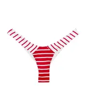 NEW Beach Bunny Chrissy Micro Tango XL RDWS Red White Bikini Bathing Suit Bottom