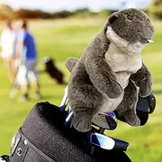 [montela golf] Club Head Cover Golf Club Covers Driver Headcover Funny Animal Golf Head Cover for Driver 460CC Golf Driver Cover Fit Taylormade Titleist D2 D3 917 Callaway Epic Ping