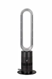 AB18G Bladeless Tower Fan, 9 Speeds & 32 inch Leafless Fan with Remote Control,