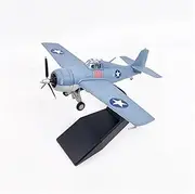 Replica Pre-Build Aircraf Diecast Metal 1/72 Scale for F4F Wildcat Replica Fighte Classic Aircraft Military Model Enthusiasts Collection Collection Gift Display
