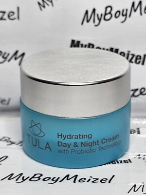 TULA Hydrating Day & Night Cream with Probiotic Technology .5 oz 15 g Travel Jar
