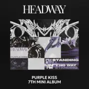K-POP PURPLE KISS 7th Mini Album HEADWAY CD+96p P.Book+P.Card+Lyric+Sticker+Post