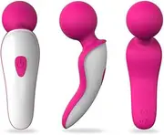 Silicone Clitoral Vibrators Mini Round Head Electric Vibrating Spear Breast Massager Female Orgasm Masturbator Sex Toys,Hot Pink