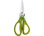 Chef'n Fresh Force 20cm Herb Scissors Strip Chop Stainless Steel Shears Green