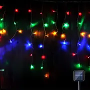 Solar 480 LED Icicle Light - 4 Colour Options