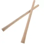 2Pcs Non-skid Farm Wooden Wooden Handle Hoe Grip Broom Gardening Farm Hammer