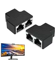 **RJ45 Cat6 Connectors - Pass-Through Design, 8P8C Ethernet Plug | Reliable Performance, Easy Installation, Compatible with Cat5e/Cat6, 100-Pack**