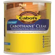 Cabot''s 250ml Clear Water Based Cabothane Interior Varnish Gloss