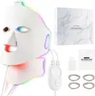 Liarty 7 Colors LED Face Mask Light Therapy, Red Light Therapy Face & Neck Ma...
