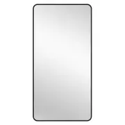 Black Metal Rectangle Mirror - X-Large 100cm x 200cm