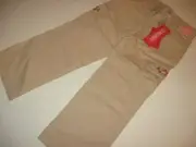 Gymboree Love is in the Air Khaki Cargo Pants Sequin Embroidered Sz 5 NWT