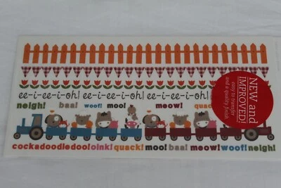 **BRAND NEW** KaiserCraft Rub-ons " COCK-A-DOODLE-CO - Borders" RB950