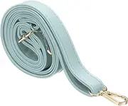 uxcell Leather Purse Strap Replacement Crossbody, 27.6-51.2 Inch Adjustable Bag Strap Purse Straps for Women Crossbody Bags Shoulder Bag Handbag, Light Blue
