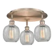 Innovations Lighting 516-3C-10-18 Belfast Flush Belfast 3 Light - Copper