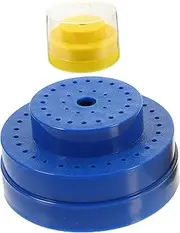 2 Pcs Grinding Head Storage Box Nail Drill Holder for Nail Tech Nail Drill Bits Nail Bits Display Stand Nail Bits Holder Drill Bit for Nails Nail Bits Stand Nail Drill Stand Pp