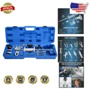 Versatile 17-Piece Slide Hammer Kit for Internal/External Bearing Applications