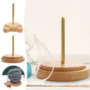 Dispenser Holder Wooden Yarn Stand With Twirling Mechanism Thread Tangling