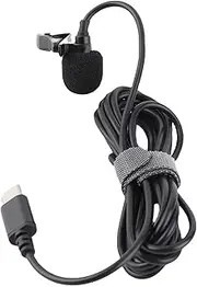 MENDUNER USB C Lavalier Microphone with Noise Reduction and Plug and Play - Compact Design for Live Recording, Interviews, Streaming, 20Hz-16KHz Frequency Response