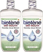 Biotene Moisturizing Oral Rinse 16 Ounce (Pack of 2)