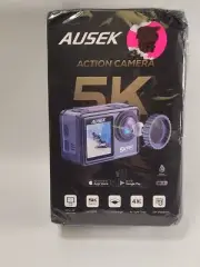 Ausek Action Camera 5k Six Axis Anti Shake With 32Gb Card Model AT-S81TR-A