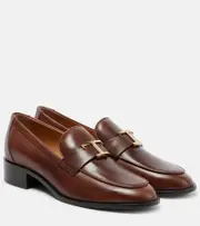 [Tod's] Tod's T Timeless leather loafers AU 7 brown