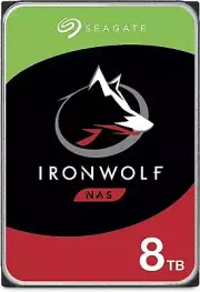 Seagate IronWolf 8TB NAS HDD 3.5" SATA 7200RPM 256MB Cache Internal Hard Drive