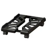 Computer PC Tower Stand Adjustable Mobile CPU Stand Heavy-Duty with Caster Wheel