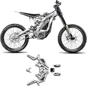 Kungfu Graphics Custom Decal Kit for Surron SUR-Ron Light Bee S LBS Off-Road Motorcycle Dirt Bike, Style No.SRX17N140-KOR