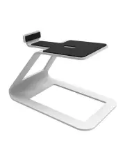 [Kanto] Elevated Desktop Midsize Speaker Pair Stands in White