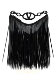 [Valentino Garavani] Valentino Garavani-Vlogo Moon Mini Borse A Mano Nero-Donna OS Black
