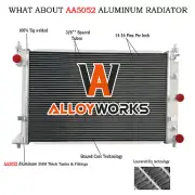 3 Row Aluminum Radiator For Ford BA BF Falcon Fairmont XR8 XR6 Turbo V8 4.0/5.4L (for: Ford)