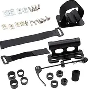 Bike Block, Fork Mount Clip, Lightweight Alloy Design with Anti-Slip Fixed Holder, Carrier Bracket for Storage, Transport, Trucks, SUV, Wall, Home Use, 4.33x2.28x1.5 inches