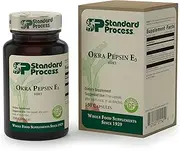 Standard Process - Okra Pepsin E3 - Intestinal Function Support Supplement, Okra, Buckwheat, Gluten Free - 150 Capsules