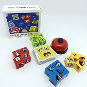Face Change Cube Game Expression Matching Puzzle Board Game Interactive Family Game