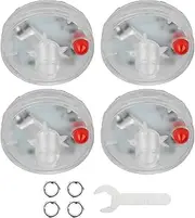 Solar Car Wheel Tire Air Valve Cap Light, Solar Energy Auto Flash LED Light for Bicycles, Motorcycles, Cars, SUV and Truck, 4PCS