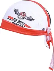 [KBQLXPKJW] Do Rags Cycling Cap Adjustable Pirate Headscarf Sun Protection Bandana Hat Breathable Helmet Liner Hat for Men Women/1281