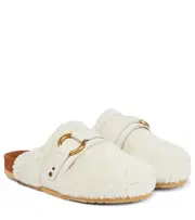 [See By Chloe] See By Chloé Gema shearling mules AU 4 white