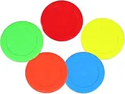 ARTSEWPLY 5pcs Mini Air Hockey Pucks Tabletop Ice Hockey Game Accessories for Adults Compact Pucks for Board Game Fun at Home Office