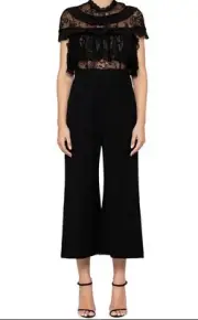 Self Portrait Fine Lace Jumpsuit - BNWT - Ladies Size AUS/UK 10 - RRP: $599.00