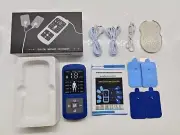 Tens Unit Muscle Stimulator 8 Modes Dual Channel Massager Comes with 8 Pads ggs4