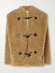[Marant Étoile] Marant Étoile - Avalia Fleece Coat - Camel - FR 38 FR 38 Brown