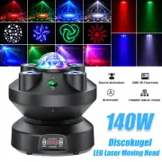 140W 4Gobo LED Magic Ball Disco Light Party DJ Rotating Laser Effect Projector
