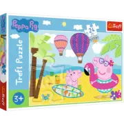Puzzle maxi 24 elementy. Świnka Peppa na wakacjach
