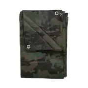 Medium-Duty Rip-Stop Tarp 6' X 8' - Green Camo