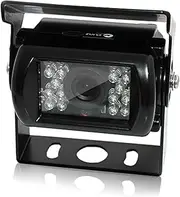 Elinz Forward View Reversing Reverse Camera Cam 4 PIN Heavy Duty 120° Viewing Angle CCD IR Night Vision Waterproof 12V 24V for Truck and Caravan, with 5m Cable, 2 Years Warranty