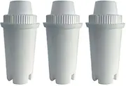 GoldTone Water Filter Replaces Brita Water Filter Pitcher Classic Replacement Filters for Brita and Mavea (3 Pack)