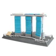 881PCS Building Blocks Architecture Marina Bay Sands Singapore Kids Ad