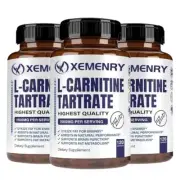 L-Carnitine Tartrate 1500mg - Weight Loss, Fat Burner, Energy,Metabolism Booster