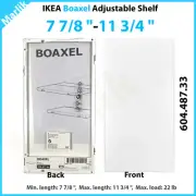 Ikea Boaxel Shelf Adjustable from 7 7/8" to 11 3/4" (20 - 30 cm), 304.637.44 NEW